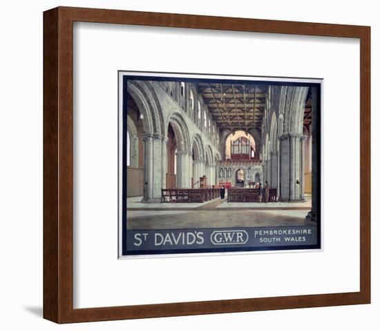 St. David's GWR Pembrokeshire South Wales-null-Framed Art Print