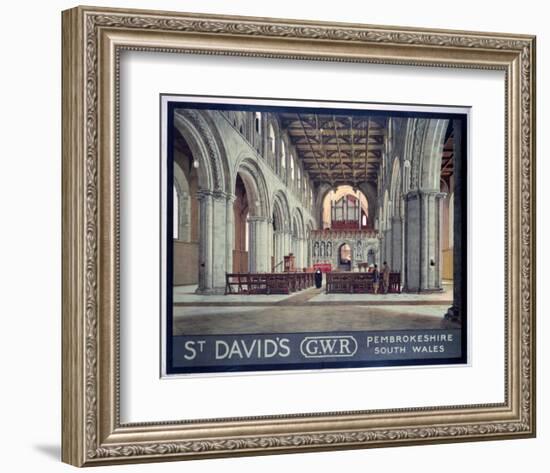 St. David's GWR Pembrokeshire South Wales-null-Framed Art Print