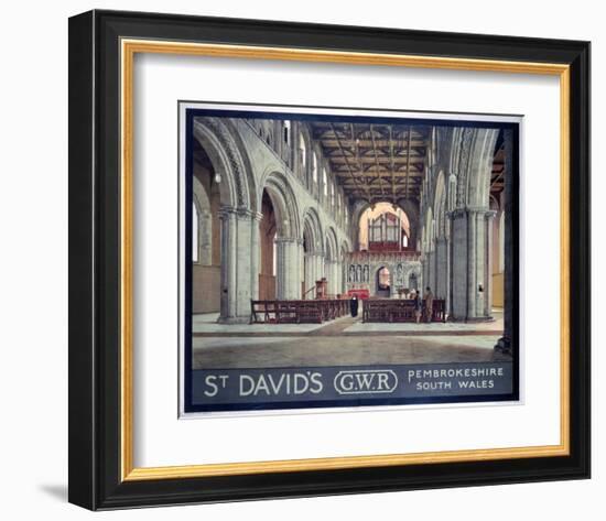 St. David's GWR Pembrokeshire South Wales-null-Framed Art Print