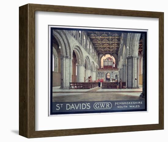 St. David's GWR Pembrokeshire South Wales-null-Framed Art Print