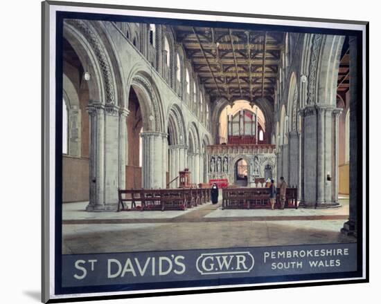 St. David's GWR Pembrokeshire South Wales-null-Mounted Art Print