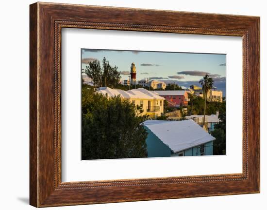 St. David's Lighthouse, St. Davids Island, Bermuda, North America-Michael Runkel-Framed Photographic Print