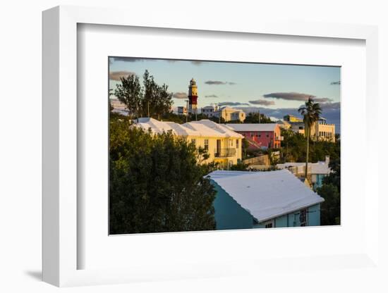 St. David's Lighthouse, St. Davids Island, Bermuda, North America-Michael Runkel-Framed Photographic Print