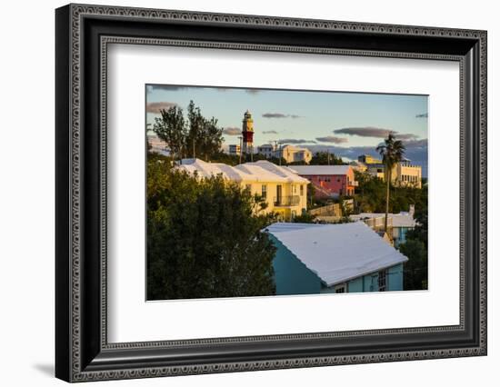 St. David's Lighthouse, St. Davids Island, Bermuda, North America-Michael Runkel-Framed Photographic Print