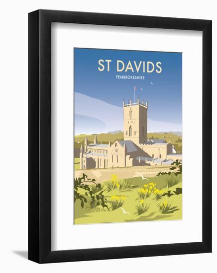 St Davids - Dave Thompson Contemporary Travel Print-Dave Thompson-Framed Giclee Print