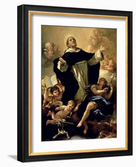 St. Dominic, 1170-1221-Luca Giordano-Framed Giclee Print