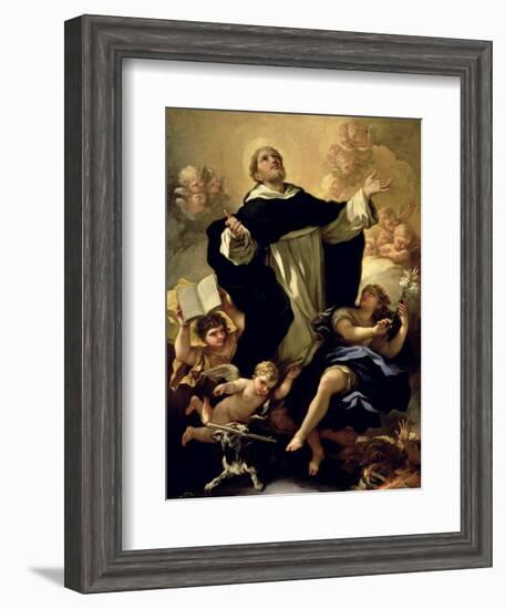 St. Dominic, 1170-1221-Luca Giordano-Framed Giclee Print