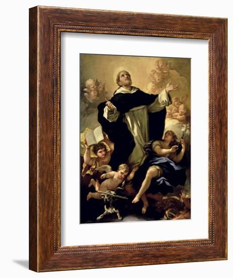 St. Dominic, 1170-1221-Luca Giordano-Framed Giclee Print