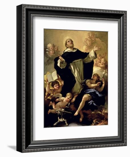 St. Dominic, 1170-1221-Luca Giordano-Framed Giclee Print