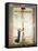 St Dominic Adoring Crucifix-Giovanni Da Fiesole-Framed Premier Image Canvas