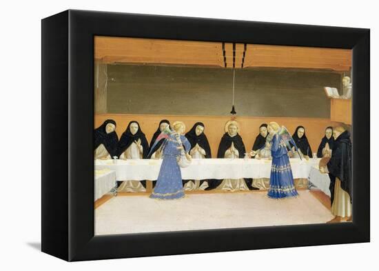 St. Dominic and His Companions Fed by Angels-Fra Angelico-Framed Premier Image Canvas