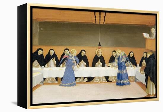 St. Dominic and His Companions Fed by Angels-Fra Angelico-Framed Premier Image Canvas