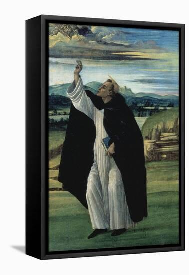 St, Dominic, Between 1498 and 1505-Sandro Botticelli-Framed Premier Image Canvas