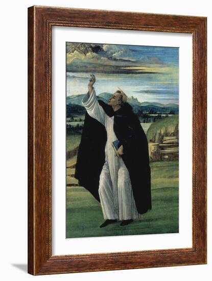 St, Dominic, Between 1498 and 1505-Sandro Botticelli-Framed Giclee Print