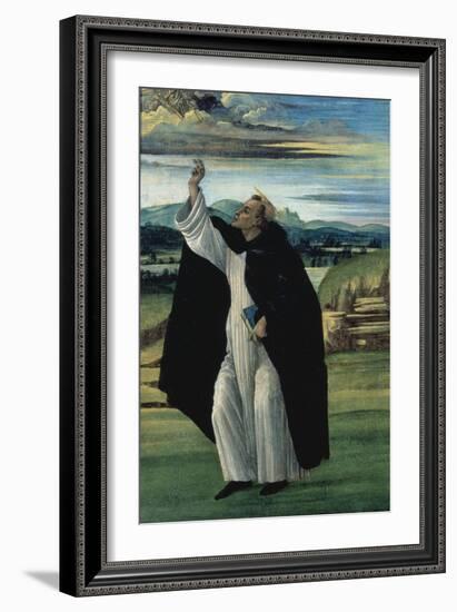 St, Dominic, Between 1498 and 1505-Sandro Botticelli-Framed Giclee Print