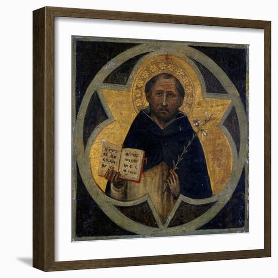 St. Dominic, C.1400-Taddeo di Bartolo-Framed Giclee Print