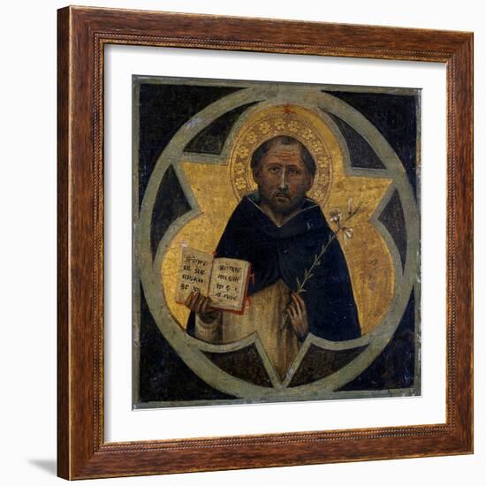 St. Dominic, C.1400-Taddeo di Bartolo-Framed Giclee Print