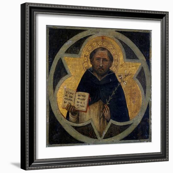 St. Dominic, C.1400-Taddeo di Bartolo-Framed Giclee Print