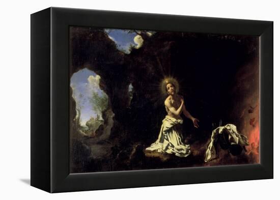 St. Dominic Penitent-Carlo Dolci-Framed Premier Image Canvas