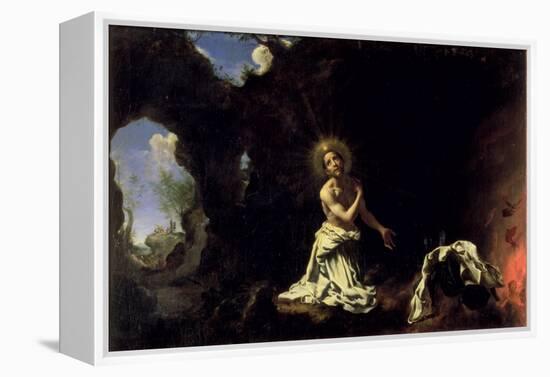 St. Dominic Penitent-Carlo Dolci-Framed Premier Image Canvas