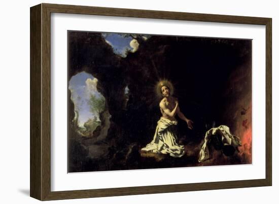 St. Dominic Penitent-Carlo Dolci-Framed Giclee Print