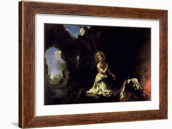 St. Dominic Penitent-Carlo Dolci-Framed Giclee Print