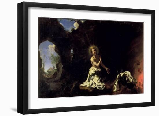 St. Dominic Penitent-Carlo Dolci-Framed Giclee Print