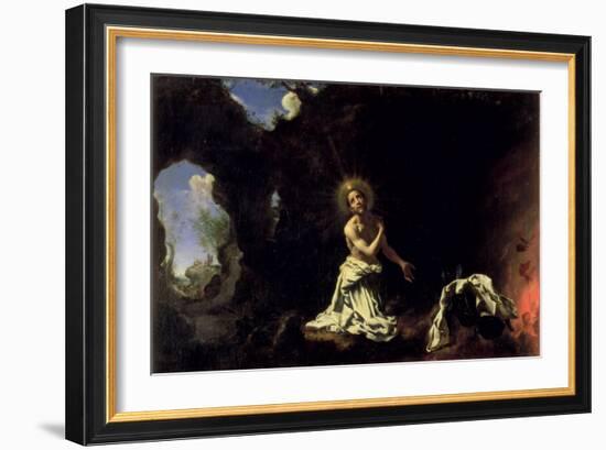 St. Dominic Penitent-Carlo Dolci-Framed Giclee Print