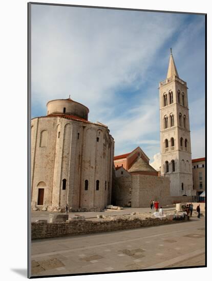 St. Donatus' Church and Bell Tower, Zadar, Croatia-Lisa S. Engelbrecht-Mounted Photographic Print