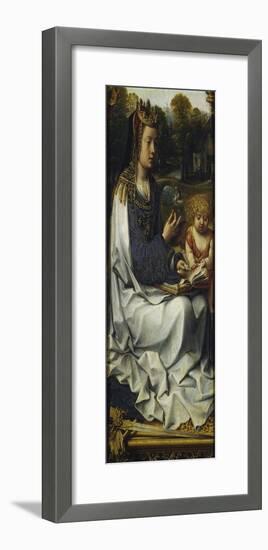 St Dorothy, Detail from Left Panel of Malvagna Triptych, Right-Hand Side, 1511-1515-Jan Gossaert-Framed Giclee Print