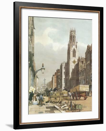 St Dunstan's, Fleet Street-Thomas Shotter Boys-Framed Premium Giclee Print