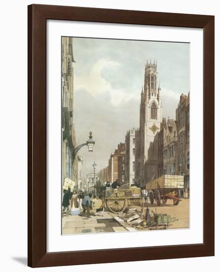 St Dunstan's, Fleet Street-Thomas Shotter Boys-Framed Premium Giclee Print