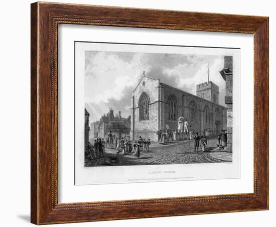St Ebbe's Church, Oxford, 1835-John Le Keux-Framed Giclee Print