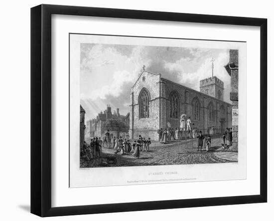 St Ebbe's Church, Oxford, 1835-John Le Keux-Framed Giclee Print