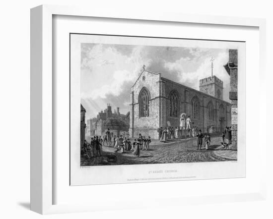 St Ebbe's Church, Oxford, 1835-John Le Keux-Framed Giclee Print