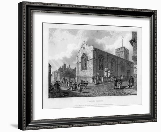 St Ebbe's Church, Oxford, 1835-John Le Keux-Framed Giclee Print