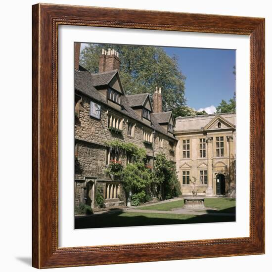 St Edmund Hall in Oxford, 13th Century-CM Dixon-Framed Photographic Print