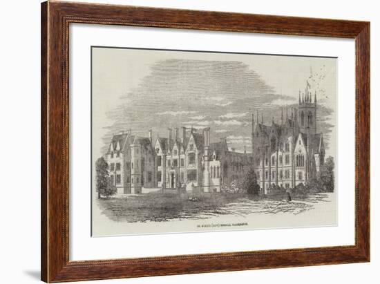 St Elfin's (New) Schools, Warrington-null-Framed Giclee Print