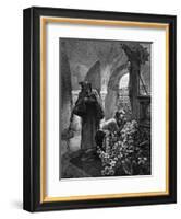 St Elisabeth Flagellated-Alphonse Mucha-Framed Art Print