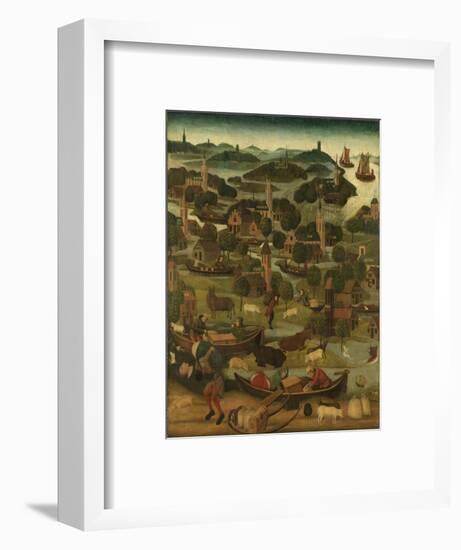 St Elizabeth Flood by Master of the Holy Elisabeth Panels C.1490-5-null-Framed Giclee Print