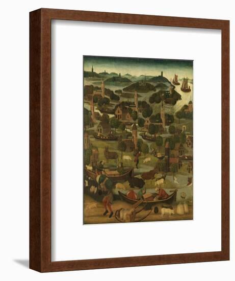 St Elizabeth Flood by Master of the Holy Elisabeth Panels C.1490-5-null-Framed Giclee Print