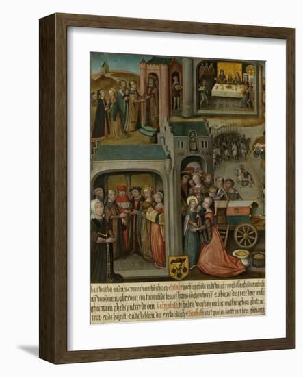 St Elizabeth of Hungary-null-Framed Art Print