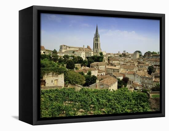 St. Emilion, Gironde, Aquitaine, France, Europe-David Hughes-Framed Premier Image Canvas