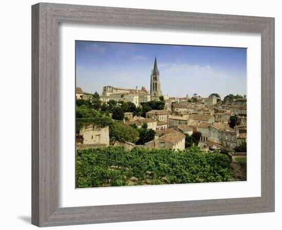 St. Emilion, Gironde, Aquitaine, France, Europe-David Hughes-Framed Photographic Print