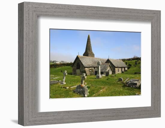 St. Enedoc Church Where Sir John Betjeman-Nick Upton-Framed Photographic Print