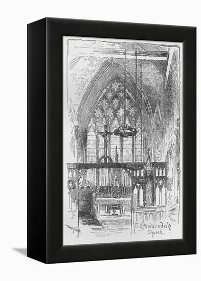 'St. Etheldreda's Church', 1890-Hume Nisbet-Framed Premier Image Canvas