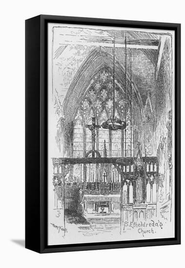 'St. Etheldreda's Church', 1890-Hume Nisbet-Framed Premier Image Canvas