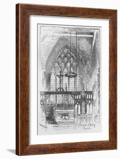 'St. Etheldreda's Church', 1890-Hume Nisbet-Framed Giclee Print