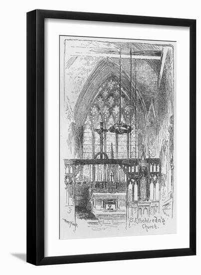 'St. Etheldreda's Church', 1890-Hume Nisbet-Framed Giclee Print