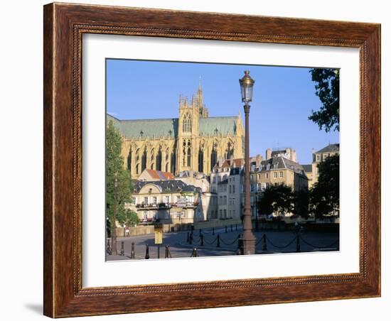 St. Etienne Cathedral, Metz, Moselle, Lorraine, France-Bruno Barbier-Framed Photographic Print